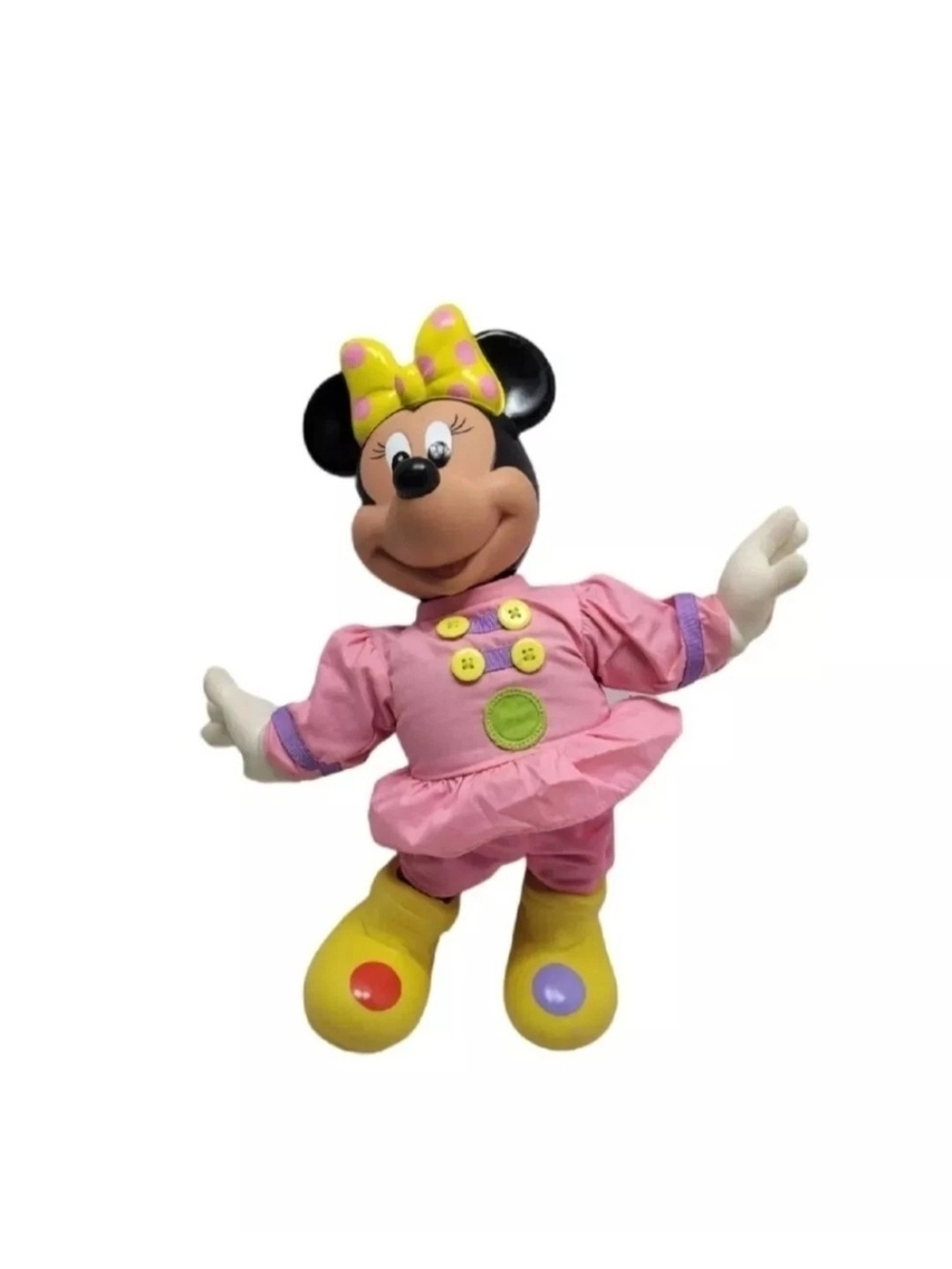 Vintage Disney Mattel Minnie Mouse Musical Band Leader Toy Doll Sound Read Below
